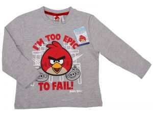 Bluzka I m Too Epic Angry Birds 2-8 lat Szary Szary